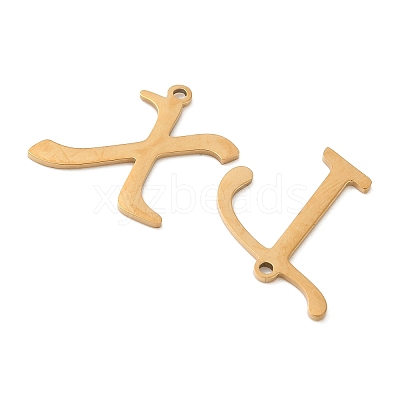 26Pcs 201 Stainless Steel Pendants STAS-I345-01G-1