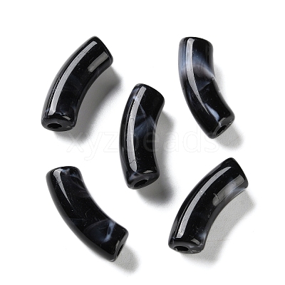 Opaque Acrylic Beads OACR-M015-02-1