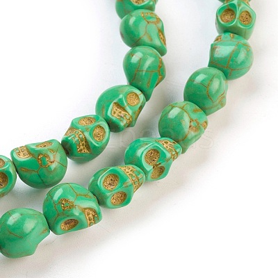 Dyed Synthetic Turquoise Bead Strands G-M145-18-1