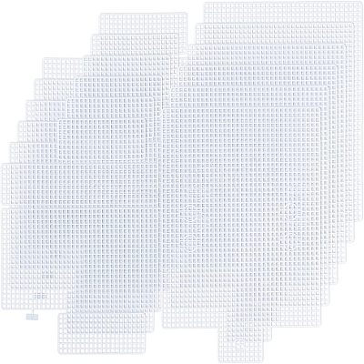 Plastic Mesh Canvas Sheets DIY-WH0257-33-1