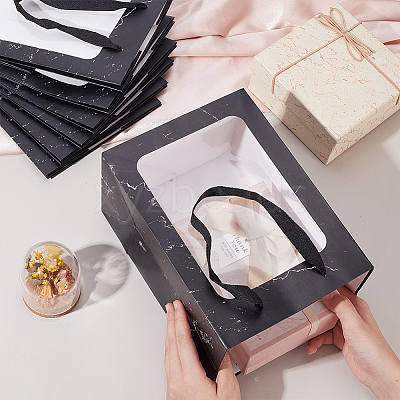 Paper Gift Storage Bags with Handle CARB-WH0017-10B-02-1