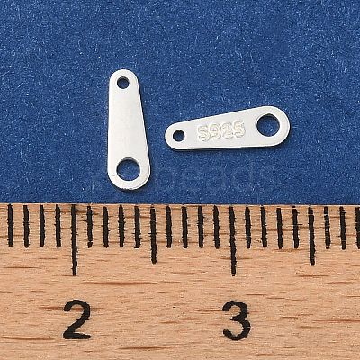 925 Sterling Silver Links STER-D006-07S-1