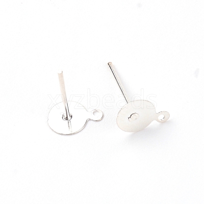 Iron Stud Earring Settings FIND-WH0072-93A-S-1