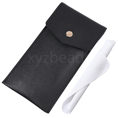 1Pc Rectangle PU Leather Eyeglass Cases AJEW-CN0007-01A-1