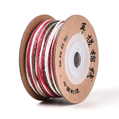 30M Segment Dyed Macrame Cotton Cord OCOR-T018-01D-1