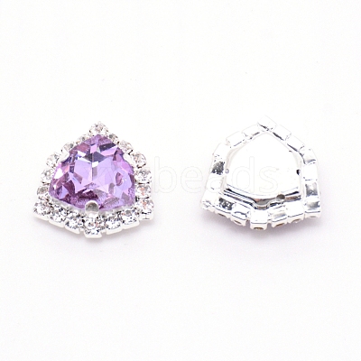 Glass Rhinestone Sew on Rhinestone RB-WH0004-02P-07-1