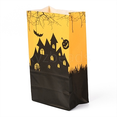 Halloween Theme Kraft Paper Bags CARB-H030-A07-1