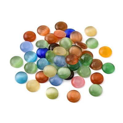 Cat Eye Cabochons X-CE-J002-8mm-M-1