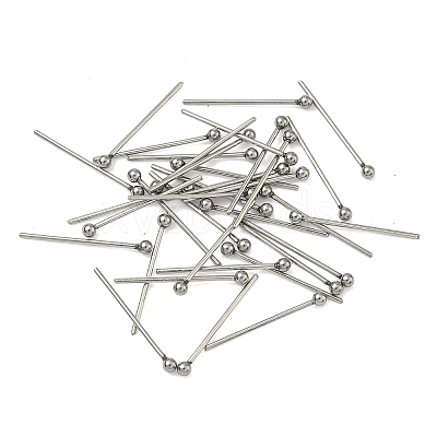 Tarnish Resistant 304 Stainless Steel Ball Head pins STAS-M010-18mm-01-1