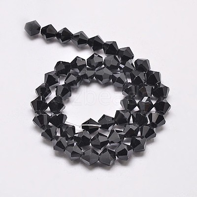 Opaque Solid Color Imitation Jade Glass Beads Strands EGLA-A039-P6mm-D17-1