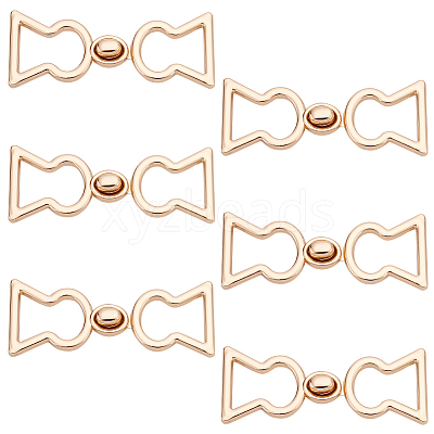 6Pcs Alloy Snap Lock Clasps FIND-BC0004-74-1
