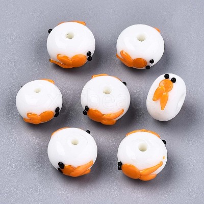 Handmade Bumpy Lampwork Beads LS-LAMP-S194-004E-1
