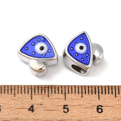 CCB Plastic Enamel European Beads CCB-G018-02H-1
