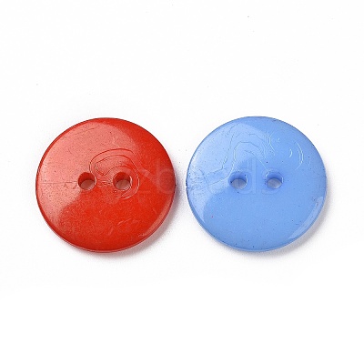 Acrylic Sewing Buttons BUTT-E084-B-M-1