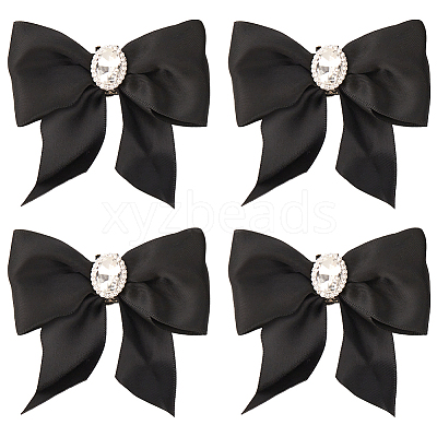 Polyester Bowknot Shoe Decorations FIND-WH0139-226B-1