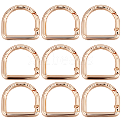 12Pcs Alloy Spring Gate Rings FIND-CN0002-49KCG-1