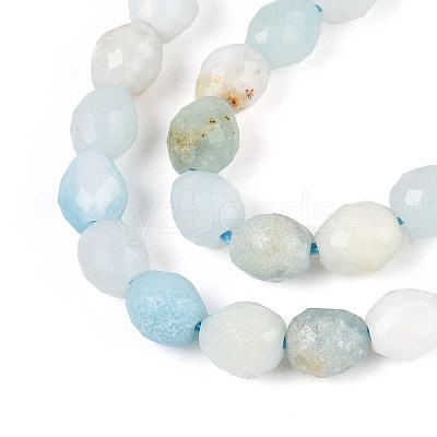 Natural Flower Amazonite Beads Strands G-T142-81-1
