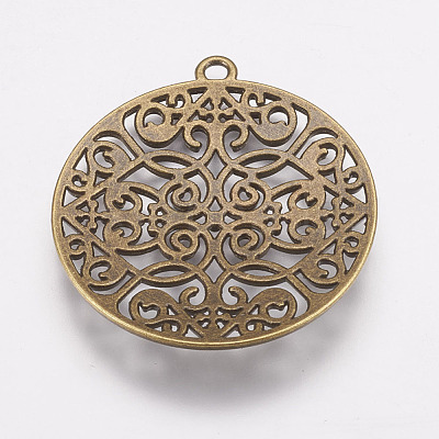 Alloy Pendants PALLOY-ZN33091-AB-FF-1