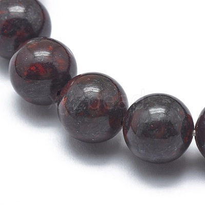 Natural Brecciated Jasper Bead Stretch Bracelets BJEW-K212-A-040-1
