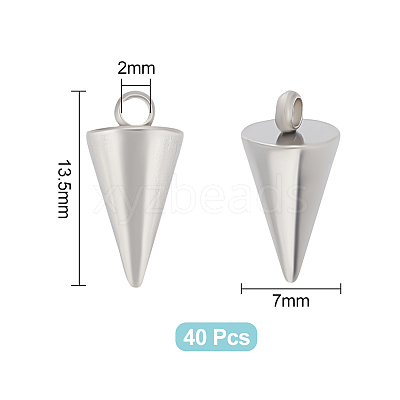 304 Stainless Steel Pendants STAS-UN0047-23B-1