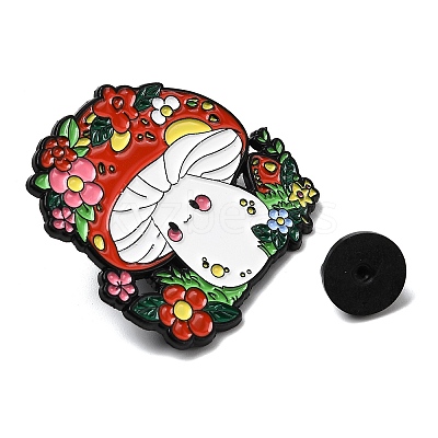 Mushuroom Enamel Pins JEWB-I055-02EB-02-1