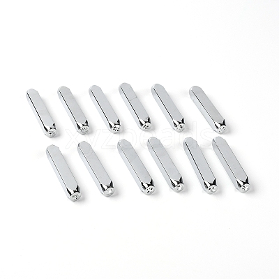 Electroplate Steel Stamps AJEW-WH0002-94-1