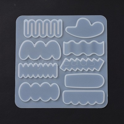 DIY Irregular Shape Cabochon Silicone Molds for Hair Clips LS-DIY-L069-01C-1