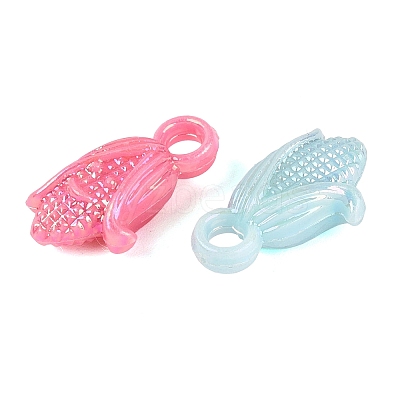 Opaque Plastic Pendants KY-Q010-02-1