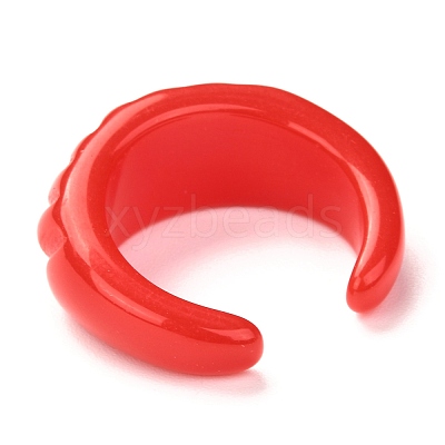 Acrylic Cuff Rings RJEW-M137-03C-1