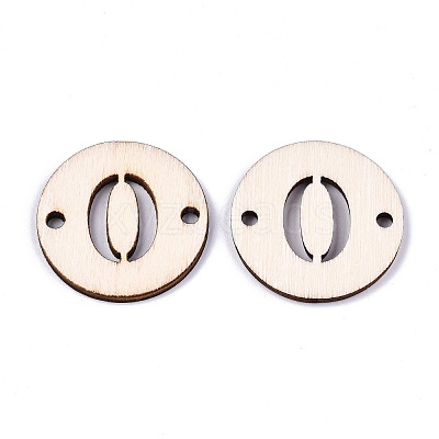 Unfinished Natural Poplar Wood Links Connectors WOOD-S045-138B-1