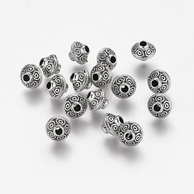 Tibetan Style Alloy Beads TIBEB-5981-LF-2-1