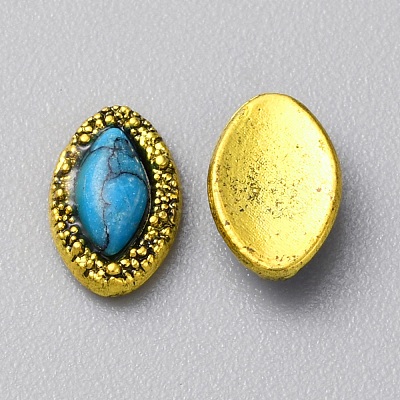 Zinc Alloy Cabochons MRMJ-WH0320-05F-01-1
