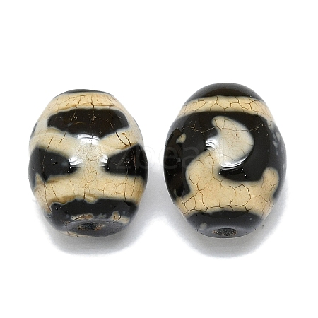 Tibetan Style dZi Beads G-Q166-01C-1