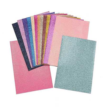 Sparkle PU Leather Fabric AJEW-MSMC006-01-1