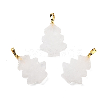 Natural Quartz Crystal Pendants G-A203-01K-1