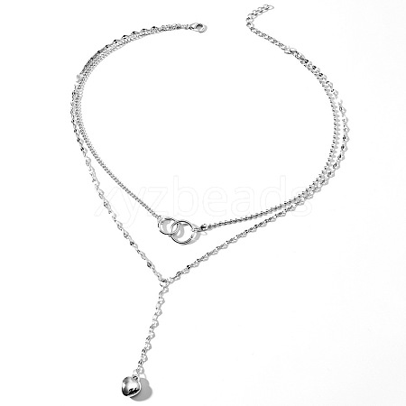 Alloy Lariat Necklaces WG02D6B-10-1