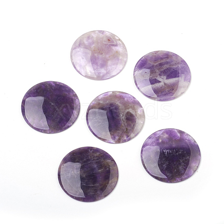 Natural Amethyst Cabochons G-L553-22B-1