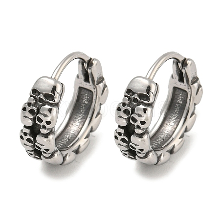 316 Surgical Stainless Steel Hoop Earrings EJEW-D096-12AS-13-1