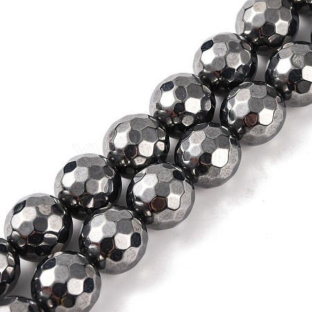 Terahertz Stone Beads Strands G-H027-H01-03-1