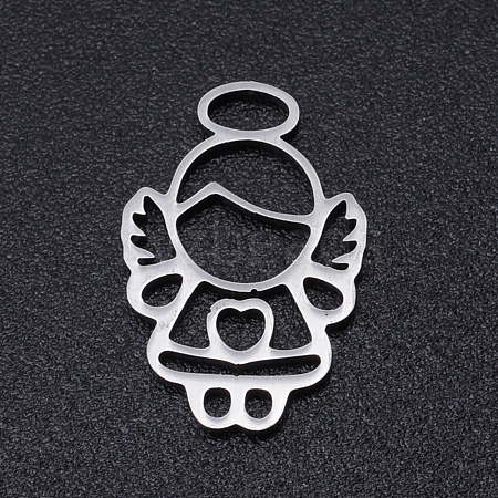 Non-Tarnish 201 Stainless Steel Laser Cut Pendants LS-STAS-S105-T888-1-1