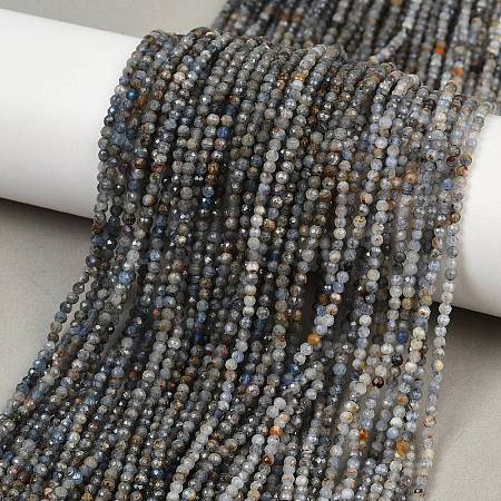 Natural Kyanite Beads Strands G-RM2025-A34-2mm-1