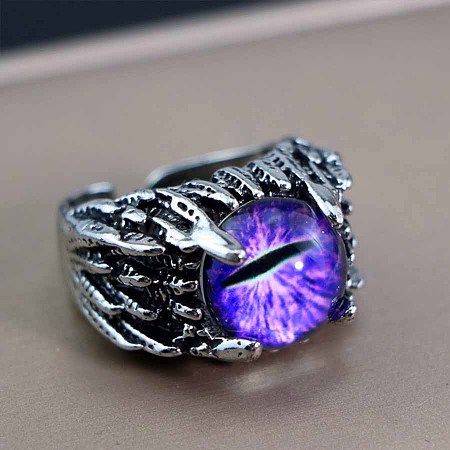 Dragon Eye Men's Fashion Ring Zinc Alloy Hip-hop Ring CP0664-3-1