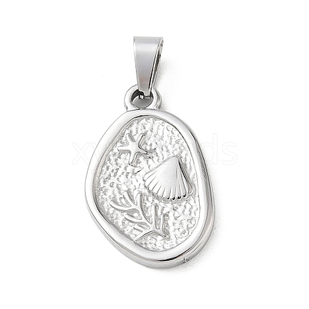 304 Stainless Steel Pendants SA-CBA34D4-03E-P-1