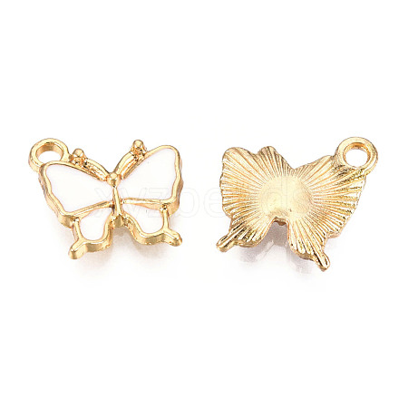 Light Gold Plated Alloy Charms ENAM-T009-03F-1