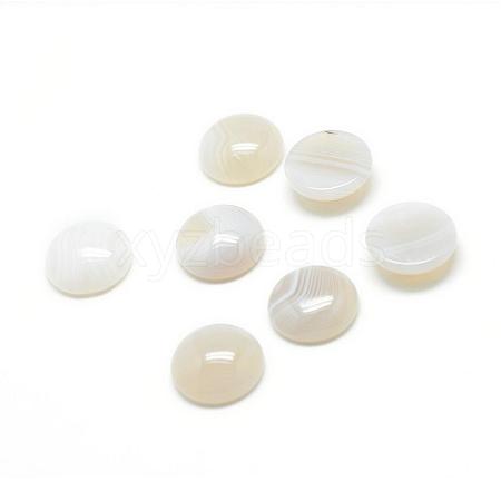 Natural Agate Gemstone Cabochons G-T020-12mm-28-1