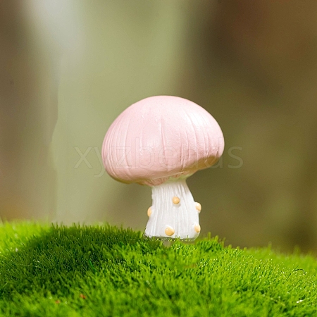 Resin Mushroom Miniature Ornaments PW-WG67BFB-02-1