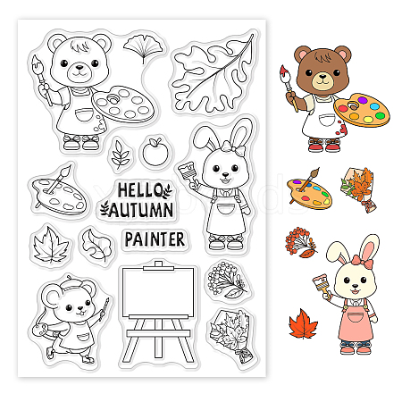 PVC Plastic Stamps DIY-WH0167-56-824-1