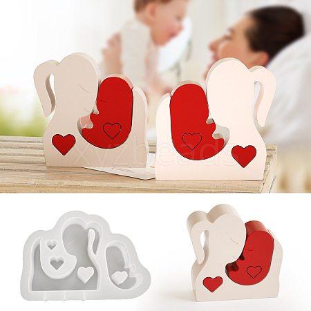 Infant & Mom Decoration DIY Silicone Mold DIY-K073-17-1