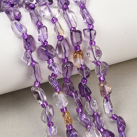 Natural Ametrine Beads Strands GG-CBA3A44-C03-01-1