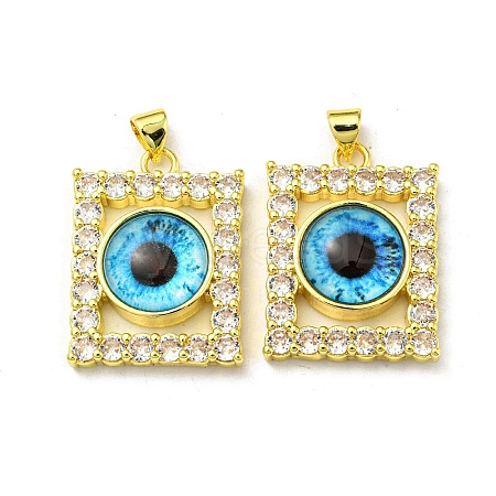 Real 18K Gold Plated Brass Pendants KK-L209-006G-03-1